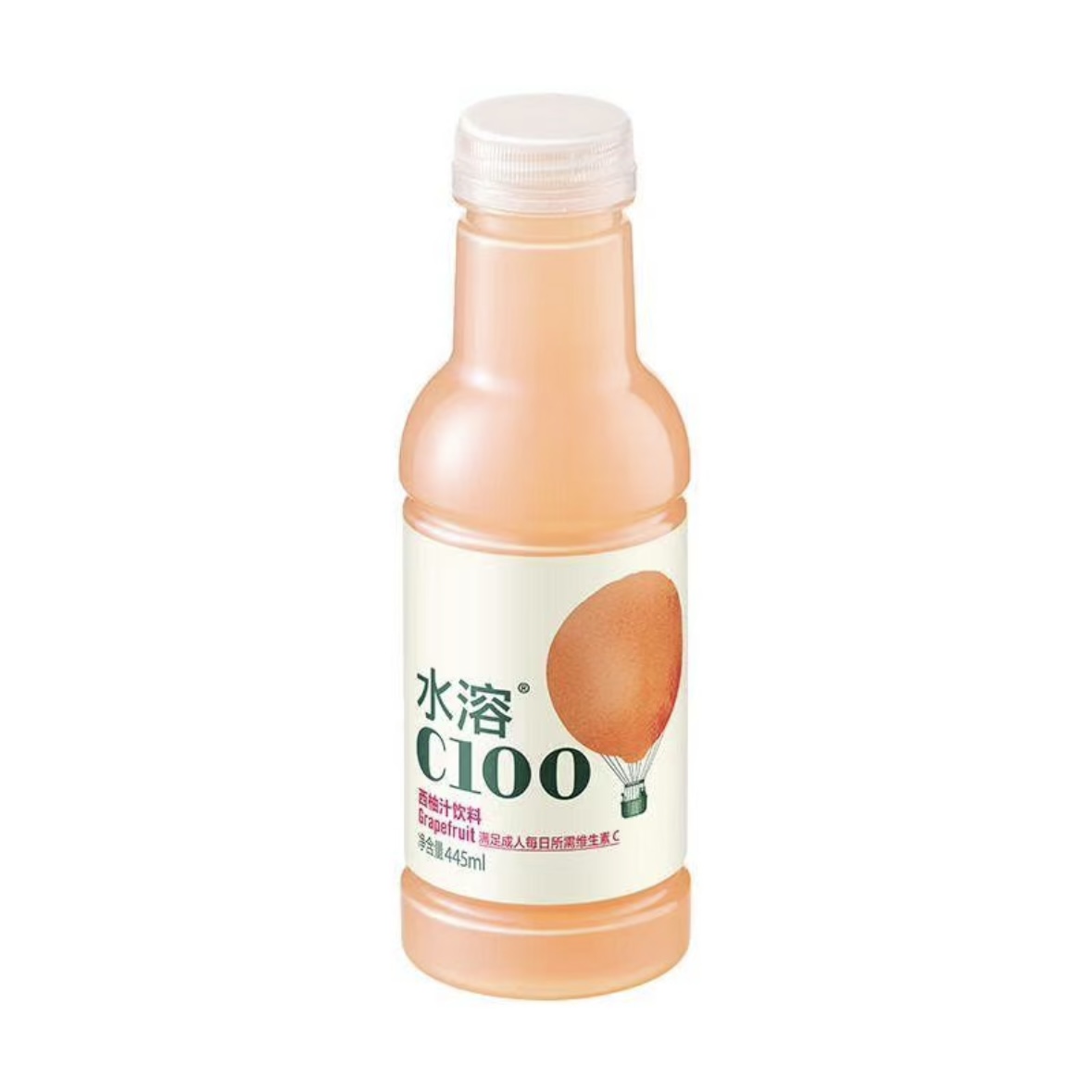 农夫山泉 水溶C 西柚汁饮料含糖 445ml/瓶